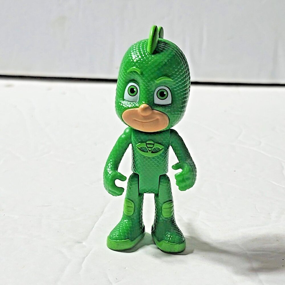 PJ Masks green Gekko poseable action figure toy Frog Box 3"